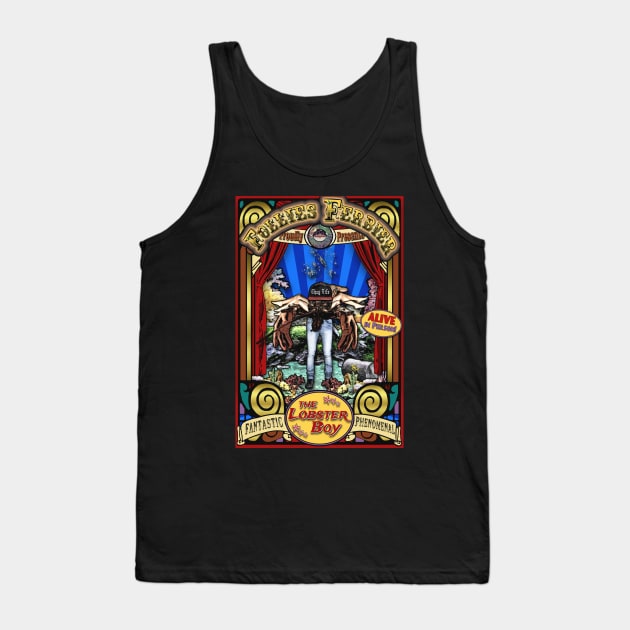 The Lobster Boy Sideshow Poster Tank Top by ImpArtbyTorg